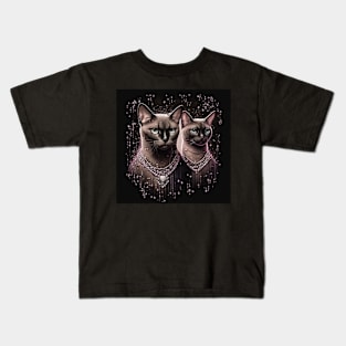 Luxury Burmese Cats Kids T-Shirt